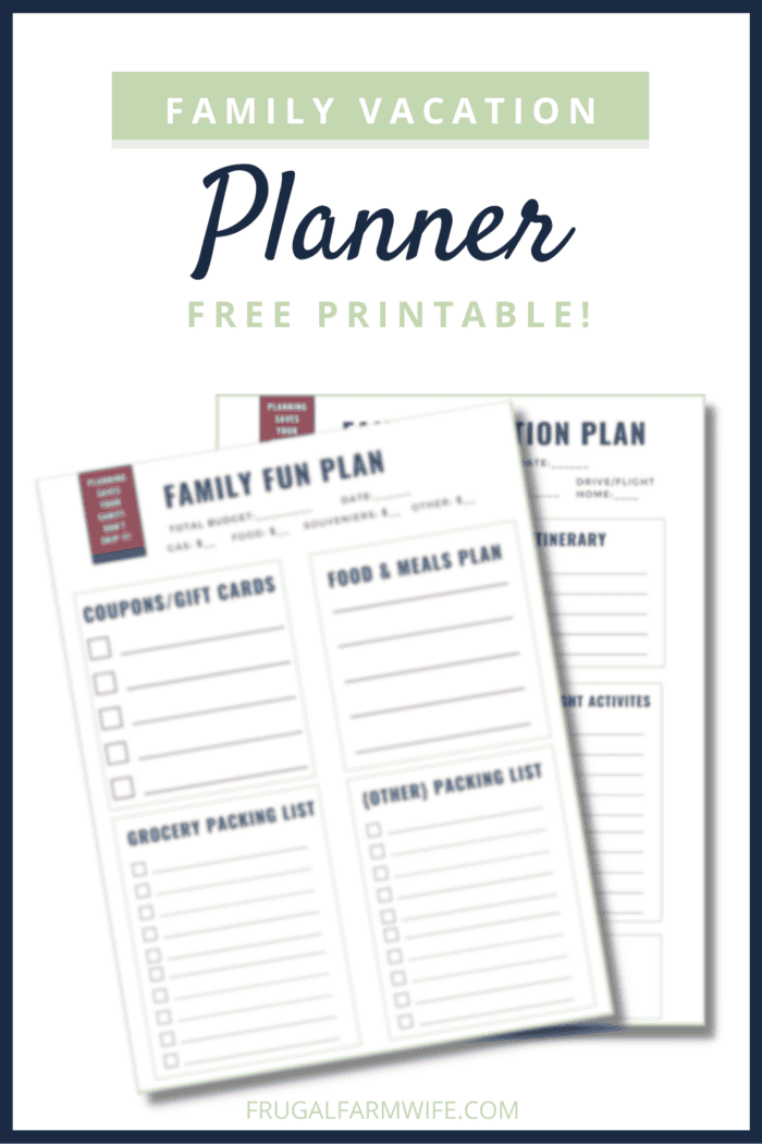 Printable Vacation Planner | Frugal Farm Wife printable-vacation-planner-frugal-farm-wife