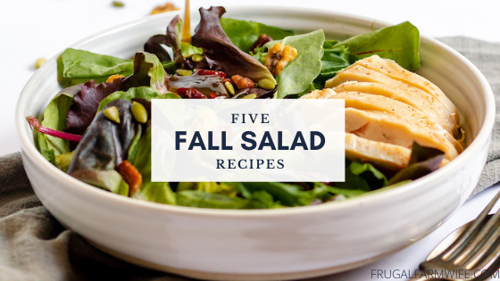 Recipes for salads to make in the fall