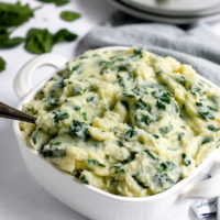 spinach mashed potatoes