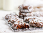 gluten-free chocolate crinkle cookies