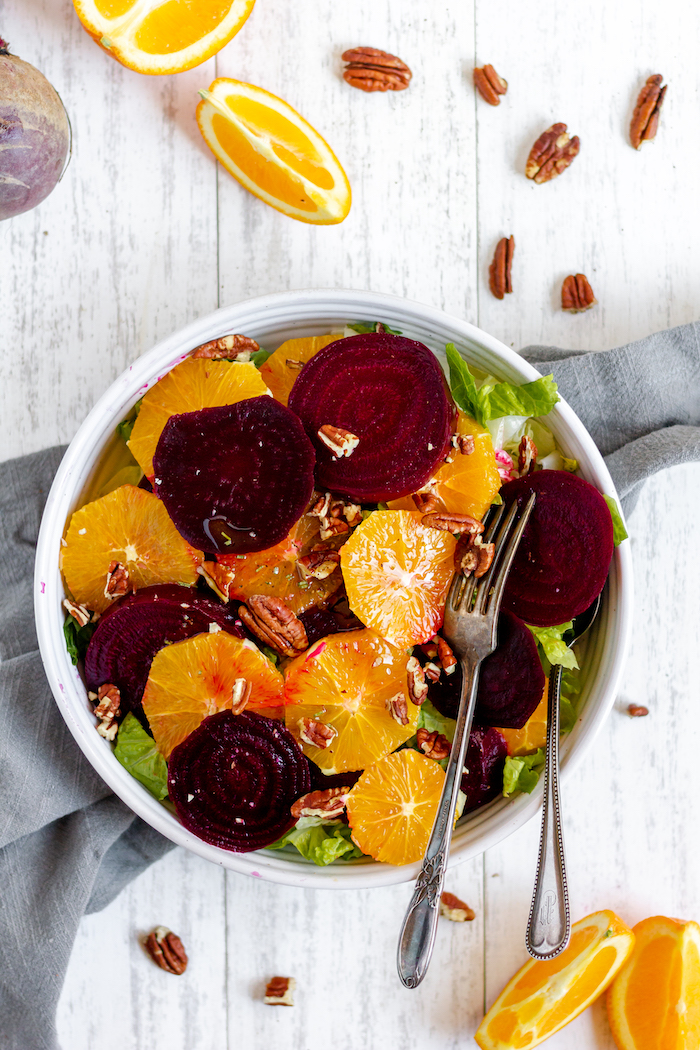 Recipe for roasted beet and citrus salad