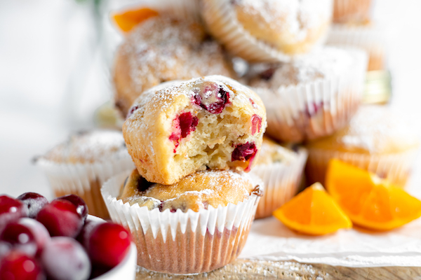 Gluten Free Cranberry Orange Muffins