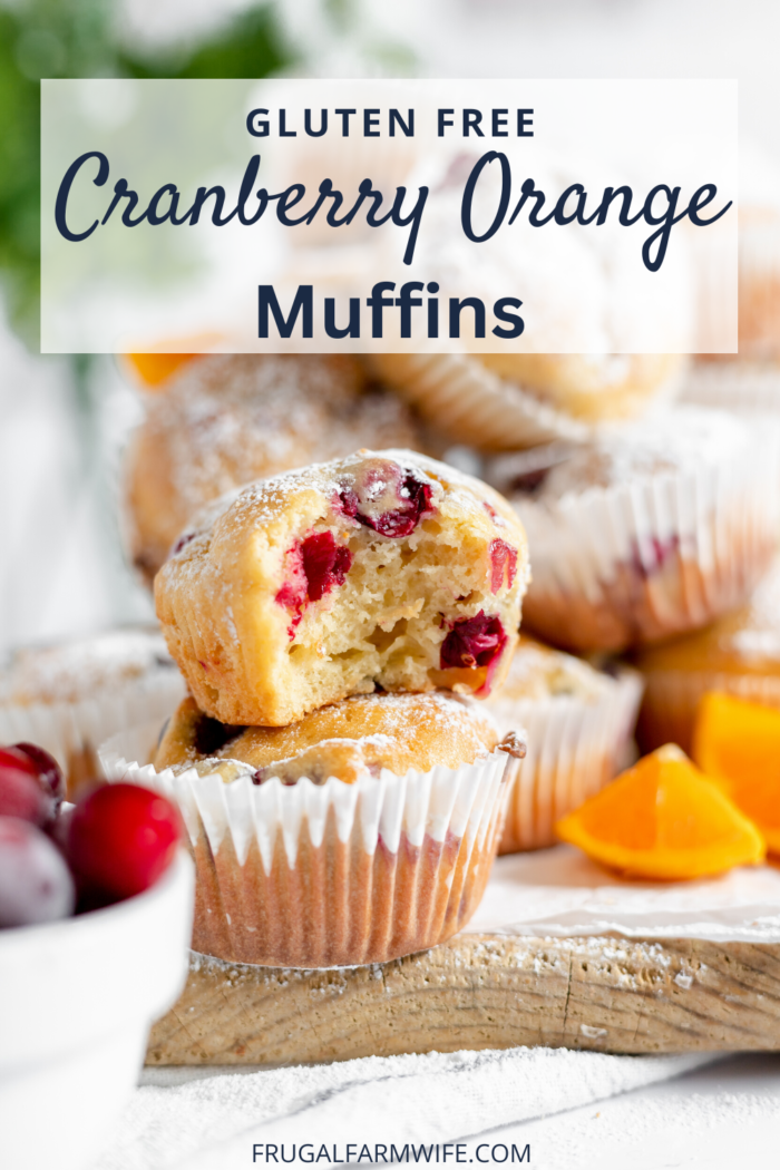 gluten free cranberry orange muffins