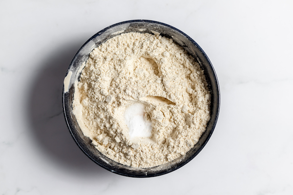 gluten free flour in a bowl