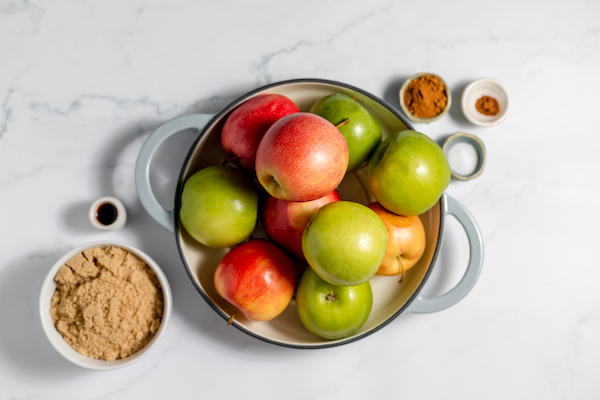 ingredients for making instant pot apple butter